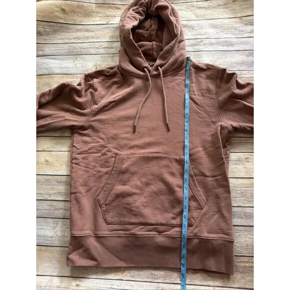 Madewell Women’s Small Dusty Pink 365 Ootoya Relaxed Raglan Sleeve Hoodie - Picture 5 of 7